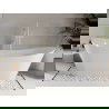 Celia Mexen cada de baie independenta 170 x 75 cm, alba, cu scurgere alba - 52331707500-20