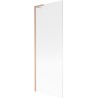 Paravan de cadă Mexen Next L 1-canat 70 x 150 cm, dungi, cupru periat - 895-070-000-03-09-65
