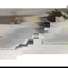 Mexen Celia cada într-o piesă liberă 170 x 75 cm, alb, evacuare aurie - 52331707500-50