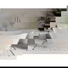 Mexen Celia cadați independent 170 x 75 cm, alb, supapă aurie periată - 52331707500-55