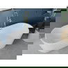 Mexen Luna cada liberă 180 x 80 cm, alb, overflow auriu - 52031808000-50
