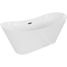 Cadă freestanding Mexen Celia 170 x 75 cm, albă, evacuare neagră - 52331707500-70