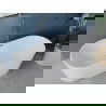 Mexen Luna szabadon álló kád 170 x 80 cm, fehér, gun gray csiszolt túlfolyó - 52031708000-66