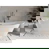 Mexen Celia szabadon álló kád 170 x 75 cm, fehér, gun metal lefolyó - 52331707500-95