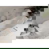 Mexen Celia szabadon álló kád 170 x 75 cm, fehér, kefélt nikkel lefolyó - 52331707500-97