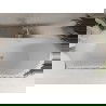 Mexen Celia szabadon álló kád 170 x 75 cm, fehér, kefélt nikkel lefolyó - 52331707500-97