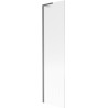 Mexen Next L paravan cadă 1-canat 50 x 150 cm, dungi, gri armă periat - 895-050-000-03-09-66