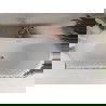 Mexen Celia szabadonálló kád 170 x 75 cm, fehér/fekete, rózsaszín arany lefolyó - 52331707575-60