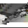 Mexen Next L paravan de cadă, 1-panou, 60 x 150 cm, dungi, gri metalizat periat - 895-060-000-03-09-66