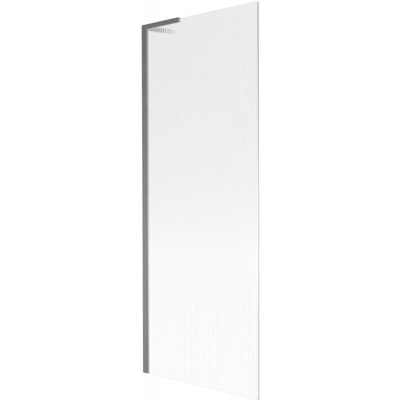 Mexen Next L paravan cadă cu un panou 70 x 150 cm, dungi, gri armă periat - 895-070-000-03-09-66