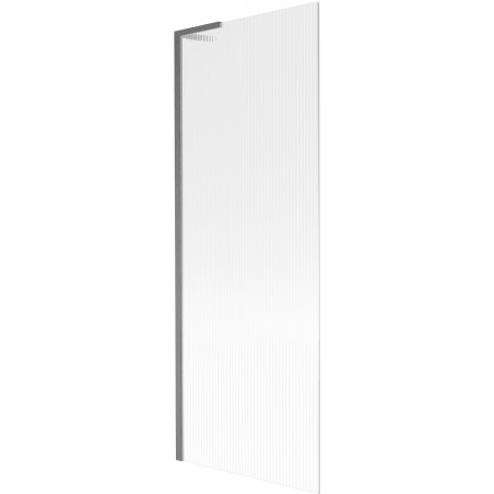 Mexen Next L kádparaván 1-szárnyú 70 x 150 cm, csíkos, pisztolyszürke kefe - 895-070-000-03-09-66