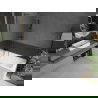 Mexen Next L paravan de baie 1-canat 80 x 150 cm, dungi, gri armă periat - 895-080-000-03-09-66