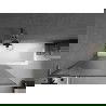 Mexen Next L paravan de cadă 1-panou 100 x 150 cm, dungi, gun gray periat - 895-100-000-03-09-66