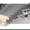 Mexen Vega cadă dreptunghiulară 150 x 70 cm cu panouri si paravan cu 1 aripă 75 cm, transparent, Crom - 550115070X9007510100