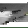 Mexen Next L paravan de baie cu 1 panou 70 x 150 cm, dungi, negru - 895-070-000-03-09-70