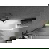 Mexen Next L paravan cadă 1-panou 90 x 150 cm, dungi, negru - 895-090-000-03-09-70