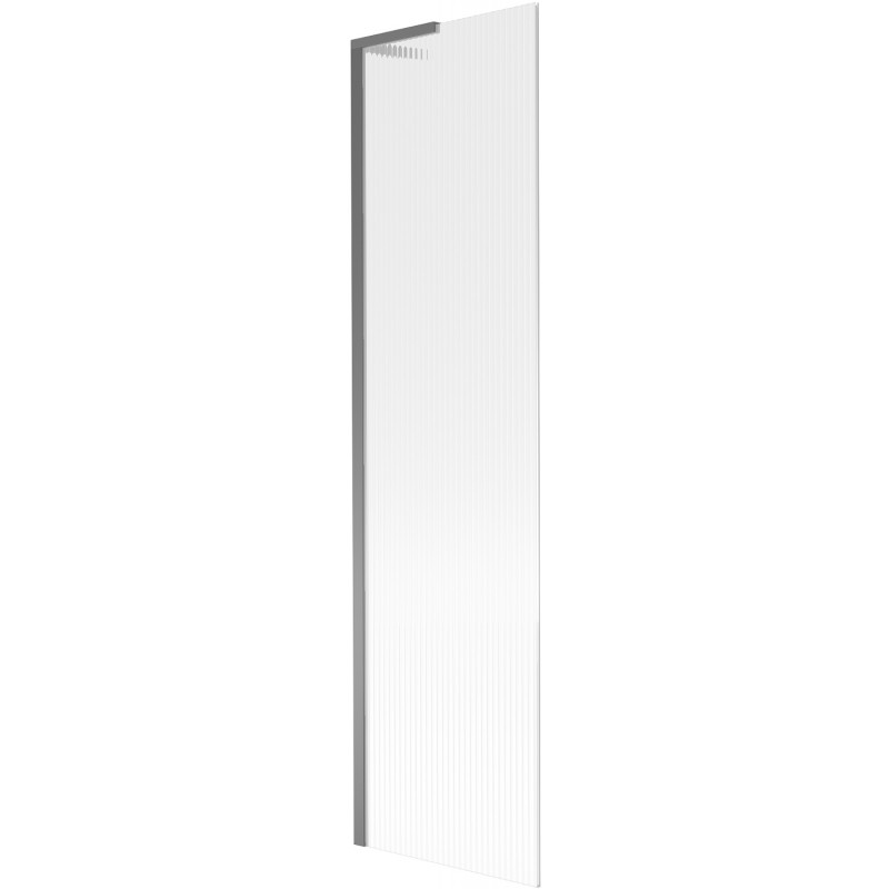 Mexen Next L paravan pentru cadă, 1-canat, 50 x 150 cm, dungi, gun metal - 895-050-000-03-09-95