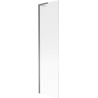 Mexen Next L paravan pentru cadă, 1-canat, 50 x 150 cm, dungi, gun metal - 895-050-000-03-09-95