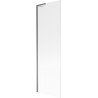 Mexen Next L paravan de baie cu 1 panou 60 x 150 cm, dungi, gun metal - 895-060-000-03-09-95