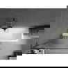 Paravan de duș Mexen Next L cu 1 panou, 80 x 150 cm, dungi, metal gri - 895-080-000-03-09-95