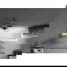 Paravan cadă Mexen Next L cu 1 canat 90 x 150 cm, dungi, gun metal - 895-090-000-03-09-95