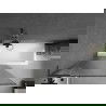 Paravan cadă Mexen Next L cu 1 canat 100 x 150 cm, dungi, gun metal - 895-100-000-03-09-95