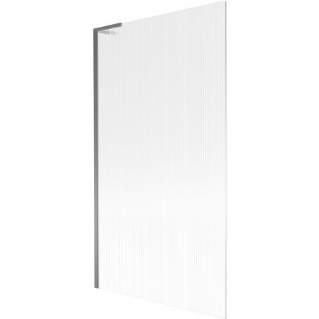 Paravan cadă Mexen Next L cu 1 canat 100 x 150 cm, dungi, gun metal - 895-100-000-03-09-95