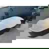 Mexen Luna szabadon álló kád 170 x 80 cm, fehér/fekete, fekete túlfolyó - 52031708075-70