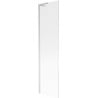 Mexen Next L paravan de baie 1-canat 50 x 150 cm, dungi, nichel periat - 895-050-000-03-09-97