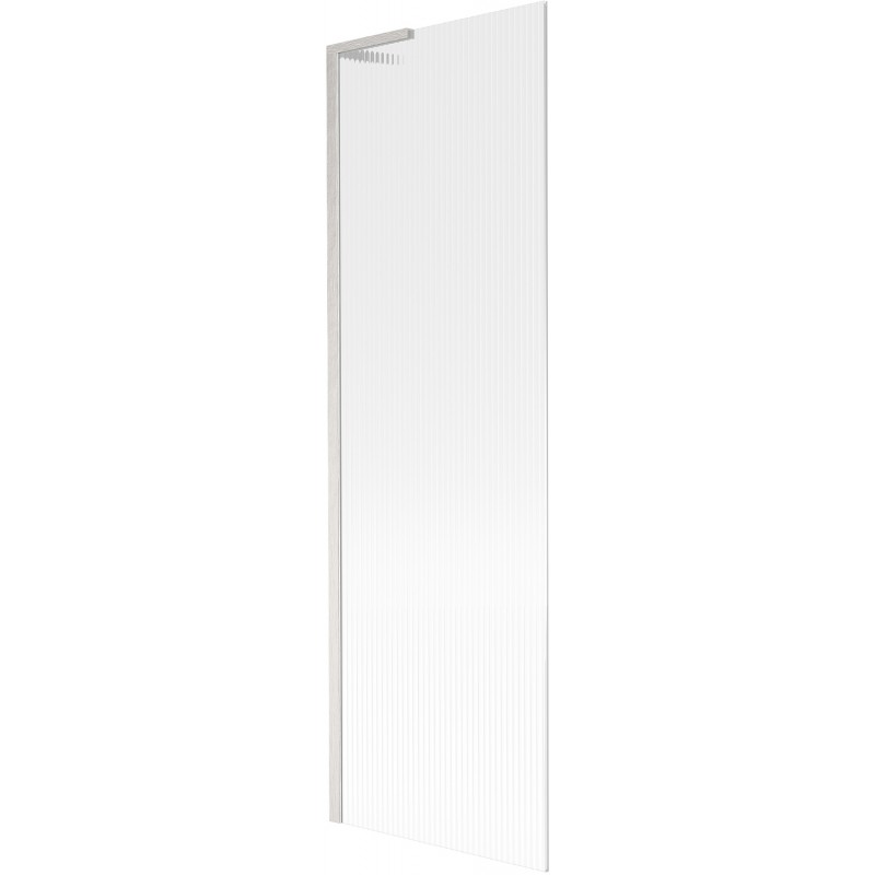 Paravan de cadă Mexen Next L cu 1 panel, 60 x 150 cm, dungi, nichel periat - 895-060-000-03-09-97