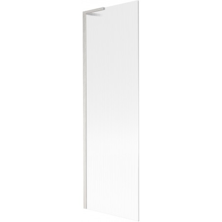 Paravan de cadă Mexen Next L cu 1 panel, 60 x 150 cm, dungi, nichel periat - 895-060-000-03-09-97