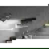 Mexen Next L panou de cadă cu un canat 70 x 150 cm, dungi, nichel periat - 895-070-000-03-09-97