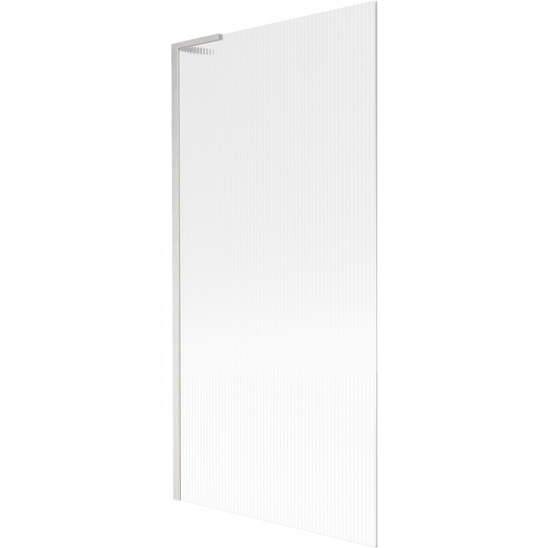 Paravan de cadă Mexen Next L cu 1 panou 90 x 150 cm, dungi, nichel periat - 895-090-000-03-09-97