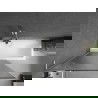 Mexen Next L paravan cadă 1-batant 100 x 150 cm, dungi, nichel periat - 895-100-000-03-09-97