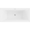 Mexen Nita cada 170 x 80 cm, alb, evacuare crom - 52091708000-01
