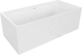 Mexen Nita cadă freestanding 170 x 80 cm, alb, suprafață albă - 52091708000-20