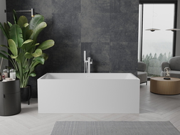 Mexen Nita cadă freestanding 170 x 80 cm, alb, suprafață albă - 52091708000-20