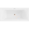 Mexen Nita cada libera 170 x 80 cm, alb, scurgere din cupru periat - 52091708000-65