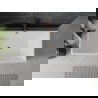 Mexen Nita cadă independentă 170 x 80 cm, albă, cu preaplin aur roz - 52091708000-60