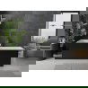 Mexen Nita szabadon álló kád 170 x 80 cm, fehér/fekete, arany túlfolyó - 52091708075-50