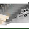Mexen Vega cadă dreptunghiulară 180 x 80 cm cu panouri si paravan cu 3 aripi 120 cm, transparent, Crom - 550118080X9012030100