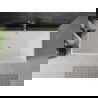 Mexen Nita szabadon álló kád 170 x 80 cm, fehér/fekete, kefélt arany átfolyó - 52091708075-55
