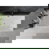 Cadă Mexen Nita independentă 170 x 80 cm, alb/negru, evacuare gun gray periat - 52091708075-66