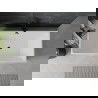 Mexen Nita szabadon álló kád 170 x 80 cm, fehér/fekete, fekete túlfolyó - 52091708075-70