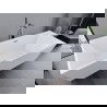 Mexen Lita szabadon álló kád 170 x 75 cm, fehér, króm lefolyó - 52121707500-01