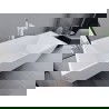 Mexen Lita szabadon álló kád 170 x 75 cm, fehér, fehér túlfolyó - 52121707500-20