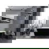 Mexen Lita cadă liberă 170 x 75 cm, alb/negru, preaplin negru - 52121707575-70