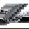Cadă Mexen Lita independentă 170 x 75 cm, alb/negru, sifon nițel periat - 52121707575-97