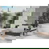 Mexen Tonia cadă independentă 170 x 75 cm, albă, overflow gun gray periat - 52171707500-66