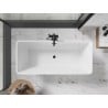 Mexen Tonia cada freestanding 170 x 75 cm, alb, preapă neagră - 52171707500-70